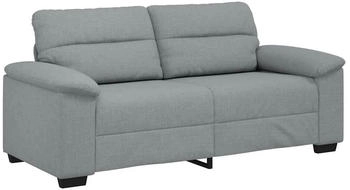 vidaXL 2-Sitzer-Sofa Hellgrau 140 cm Stoff (4105307)