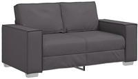 vidaXL Zweisitzer-Sofa Grau 160 cm Kunstleder