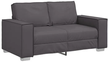 vidaXL Loveseat Sofa Grau 120 cm Kunstleder (4105047)