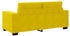 vidaXL Zweisitzer-Sofa Gelb 140 cm Samt (4105128)