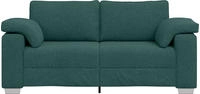 vidaXL Zweisitzer-Sofa Dunkelgr&uuml;n 180 cm Stoff