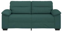 vidaXL 2-Sitzer-Sofa Dunkelgr&uuml;n 180x81x84 cm Stoff