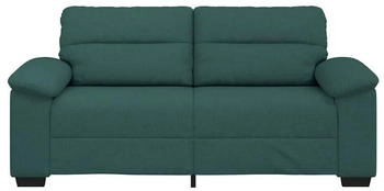 vidaXL 2-Sitzer-Sofa Dunkelgr&uuml;n 140 cm Stoff (4105312)