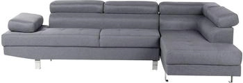 Beliani Norrea 5 Seater Left Hand grey