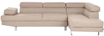 Beliani Norrea 5 Seater Left Hand beige