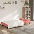 vidaXL Schlafsofa 2-Sitzer mit 2 Kissen Rosa Samt (375810)