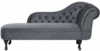 Beliani Nimes (right hand) velvet grey
