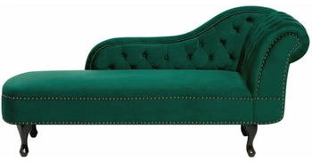 Beliani Nimes (right hand) velvet green