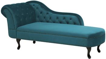 Beliani Nimes (left hand) velvet teal