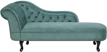 Beliani Nimes (left hand) velvet mint green
