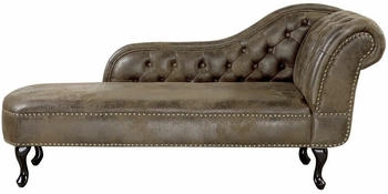 Beliani Nimes (right hand) Faux Suede brown
