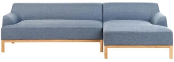 Beliani Sosjo 3 Seater (right hand) Fabric Blue