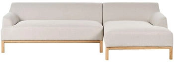 Beliani Sosjo 3 Seater (right hand) Fabric Light Beige