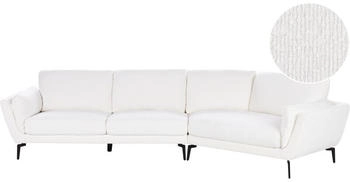 Beliani Kansseli 3 Seater Boucle White