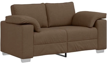 vidaXL Loveseat Sofa Braun 120 cm aus Stoff (4105221)