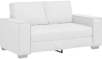 vidaXL Loveseat Sofa Weiß 120 cm Kunstleder (4105051)
