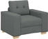 vidaXL Sessel Dunkelgrau 60 cm Stoff