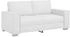 vidaXL Sofa 2-Sitzer Weiß 140 cm Kunstleder (4105057)