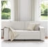 vidaXL Sofa 2-Sitzer Weiß 140 cm Kunstleder (4105057)