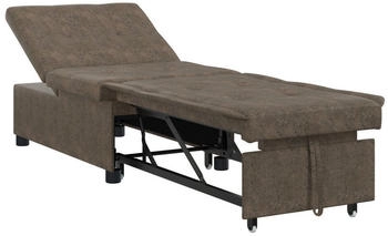 vidaXL Sofa Bed 3-in-1 Ausziehbares Design Armeegrünes Faux Wildleder