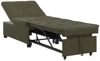 vidaXL Schlafsofa Dunkelgrau 194 x 67 x 82 cm Huahua Stoff