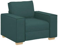 vidaXL Sofa Stuhl Dunkelgr&uuml;n 60 cm Stoff