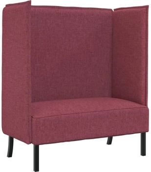 vidaXL Hochlehner Sofa Burgunderrot 109x56x121 cm Stoff