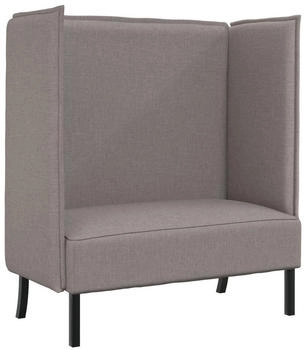 vidaXL Hochlehner Sofa Taupe 109x56x121 cm Stoff