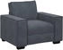 vidaXL Sessel Dunkelgrau 60 cm Samt
