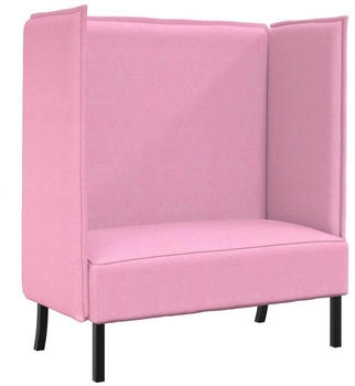 vidaXL Hochlehner-Sofa Rosa 109x56x121 cm Stoff