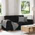 vidaXL 2-Sitzer Sofa Schwarz 140 cm Stoff