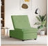 vidaXL Sofa Bett 3-in-1 Ausziehbares Design Hellgrünes Velours