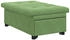 vidaXL Sofa Bett 3-in-1 Ausziehbares Design Hellgrünes Velours