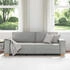 vidaXL 3-Sitzer-Sofa Wolkengrau 180 cm Stoff