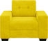 vidaXL Sessel Gelb 60 cm Samt