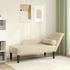 vidaXL Chaiselongue mit Kissen