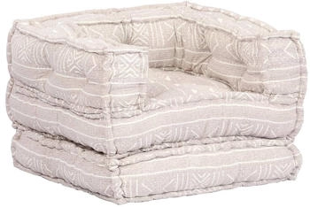 vidaXL 4-Sitzer Modularer Pouf Patchwork Stoff (244981)