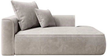 Kauf-Unique Recamiere - rechtsseitig - Cord - Beige - PINETA
