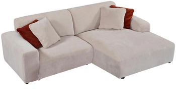 Kauf-Unique Ecksofa - Ecke rechts - Cord - Beige - TIRONO von Maison Céphy