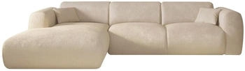 Kauf-Unique Großes Ecksofa - Ecke links - Feincord - Beige - POGNI von Maison Céphy