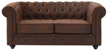 Kauf-Unique Sofa 2-Sitzer - Microfaser - Vintage-Look - CHESTERFIELD