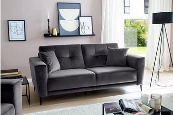 Trends By Hg 3-Sitzer Barcelona B196cm H86cm T89cm (45809868-0) grau