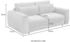 ED EXCITING DESIGN 2-Sitzer Barura B214cm H90cm T112cm (52193368-0) hellgrau