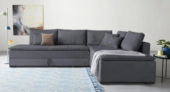 INOSIGN Ecksofa B321cm T218cm (72209866-0) anthrazit