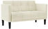 vidaXL 2-seater velvet sofa (111 cm) cream