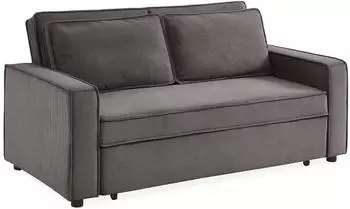 sweeek 3-Sitzer Schlafsofa B172,5xT 91,5xH 88,5cm Chill Grau (ICHICSOFACRVVGY)