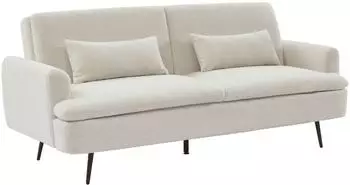 sweeek Schlafsofa 2-3 Sitzer Weiß (IJSOFBED3BCL)