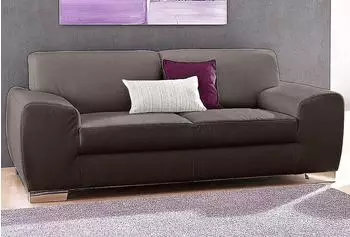 Domo Polstermöbel 2-Sitzer Ricardo B204cm H81cm T95cm (31942413-0) grau