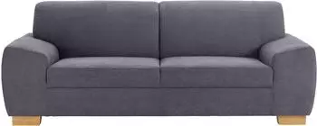 Domo Polstermöbel 2,5-Sitzer Incanto B220cm H81cm T89cm (38654918-0) dunkelgrau