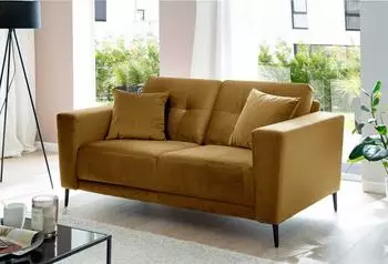 Trends By Hg 2-Sitzer Barcelona B166cm H86cm T89cm (43369746-0) senf